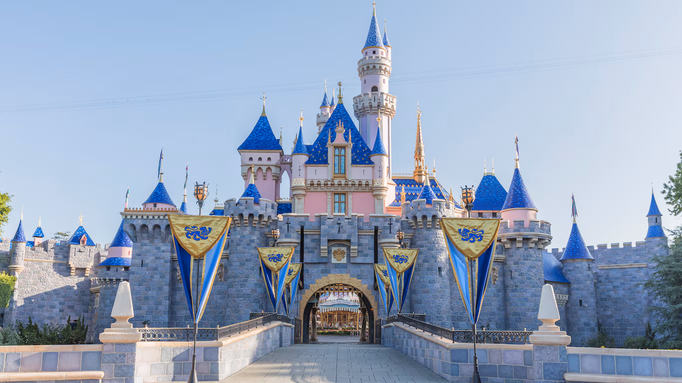Disney destinations travel guide banner Anaheim Orlando worldwide